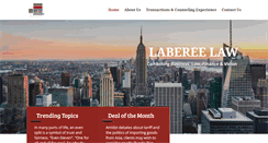 Desktop Screenshot of labereelaw.com